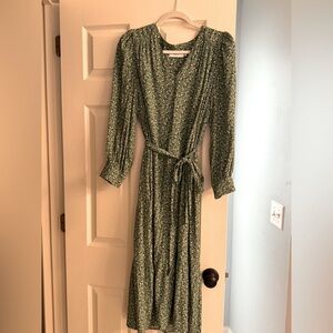 Pretty green floral dress